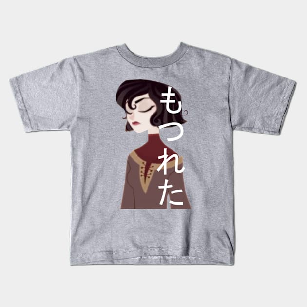 Japanese Cassandra Kids T-Shirt by sirfumpalumps